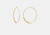 COACH Signature Large Hoop Earrings GOLD Image 1