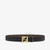 FENDI FF Squared Belt Reversible Belt In FF Fabric