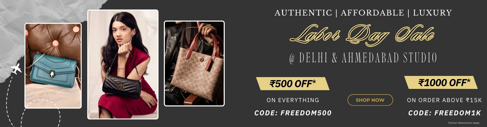  Replica Luxury Handbag ShoppingLabor Day Sale on American Luxury Fashion