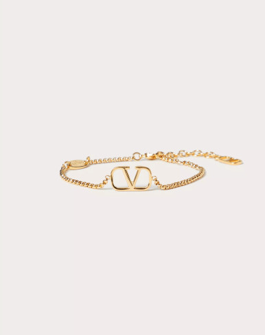 【Valentino】VLOGO SIGNATURE BRACELET◆4W0J0S32FPE VLOGO-SIGNATURE-METAL-BRACELET