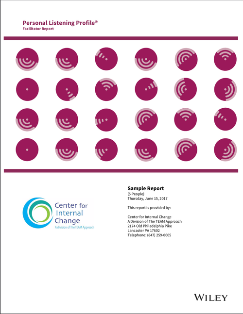Personal Listening Facilitator Report