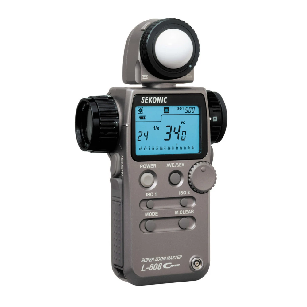 Sekonic L-608CINE SUPER ZOOM MASTER Light Meter