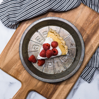 Lemon Cream w/Raspberry