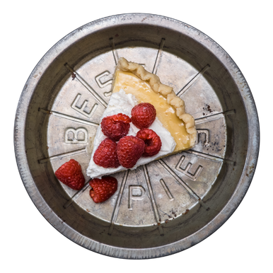Lemon Cream w/Raspberry