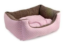 Treat your pet to the Ancol Sleepy Paws Petite Pink Polka Domino Bed. This plush bed offers great support for a deep sleep. Order yours today.