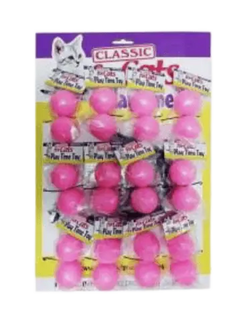 simple colourful pink ping pong balls for cats
Ideal for fun playtimes simple colourful pink ping pong balls for cats
Ideal for fun playtimes