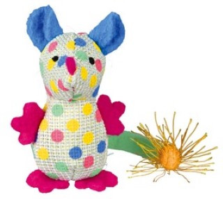 Give your pet a challenge with the Trixie Catnip Mouse. This soft, spotted toy is perfect for pouncing. Visit Elliot's Pet Warehouse to grab one today.