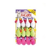 Give your feline a toy they'll love: the Classic Catnip Velvety Mouse has soft fur, a ringing tail bell and catnip to make play more exciting.