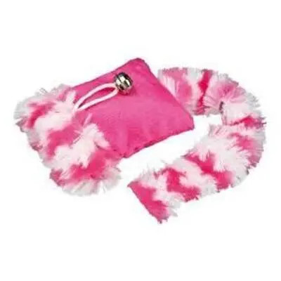 Stop boredom with the Trixie Cat Playing Cushion with Bell. Your cat will love the sound and texture. Grab this durable toy today and watch them play.