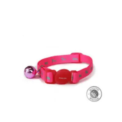 Keep track of kitties with the Hi-Vis cat collar.  Also a reflective  pattern to keep your cat safe in low light.

Ancol cat collars feature either Safety Elastic or a Safety Buckle, so cats are safe to roam outdoors without the danger of getting caught and trapped.