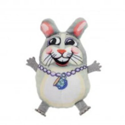 Fuzzu Teacup Fluffs Bunny Catnip Toy is a 3 1/4-inch plush treat of a toy, filled with U.S.-grown organic catnip for playful, cosy moments and easy cuddles.