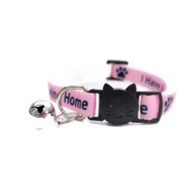 I have a loving home cat collar in pink
Easy breakaway cat collar for quick release in emergency
20-30cm cat collar with bell