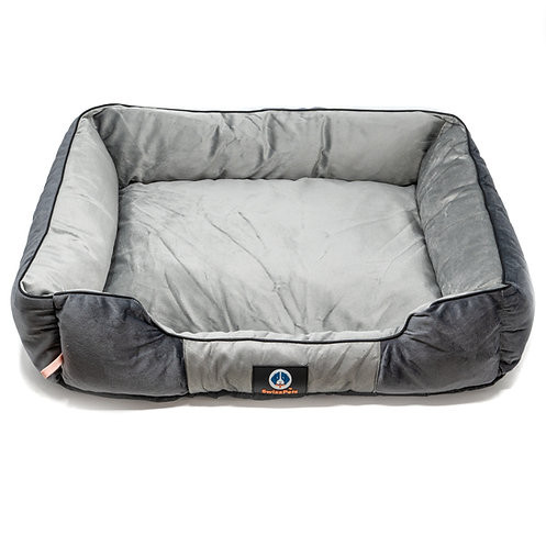 Swizzpets Small Luxury Velvet Dog Bed, 50 x 40cm, gives small dogs a cosy, padded place to rest. The washable cover makes cleaning simple—buy now.