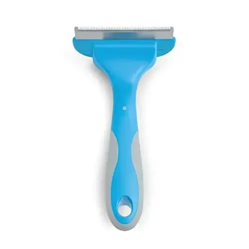 Ancol Ergo Shedmaster Tool - Small removes loose hair from your dog's top coat and undercoat. Shop this gentle grooming aid for easier moulting care today.