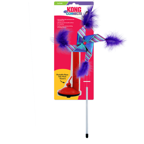The KONG Connects Switch Teaser Pinwheel offers endless fun for curious cats. It is the perfect way to bond. Order now for fast delivery to your door.