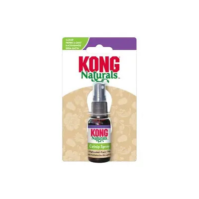  Discover the joy of KONG Naturals® Catnip Spray! Made from pure North American catnip, it enhances playtime and supports your cat's natural instincts.