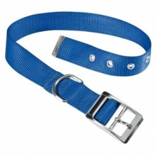 Shop the BBD Buckled Nylon Dog Collar in blue. It's strong, light, and looks great. Give your pup a secure fit today. Order now for fast shipping.