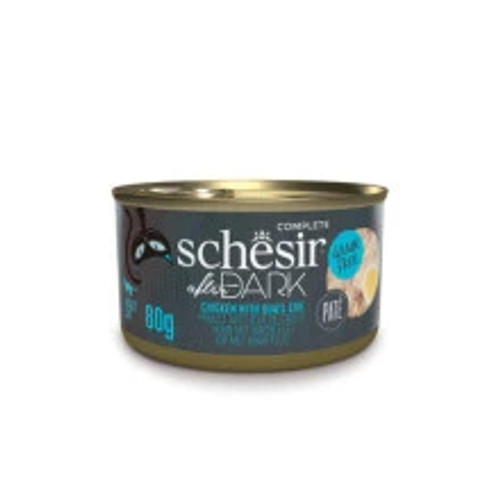 Schesir After Dark Chicken and Egg  Cat Food
Complete wholefood for cats with zero grain
Explore the dark at Elliotspetwarehouse