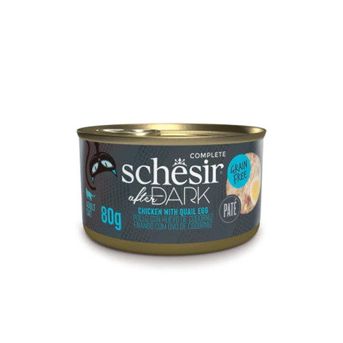 Schesir After Dark Pate with chicken and quail eggs
Part of the After Dark range by Schesir