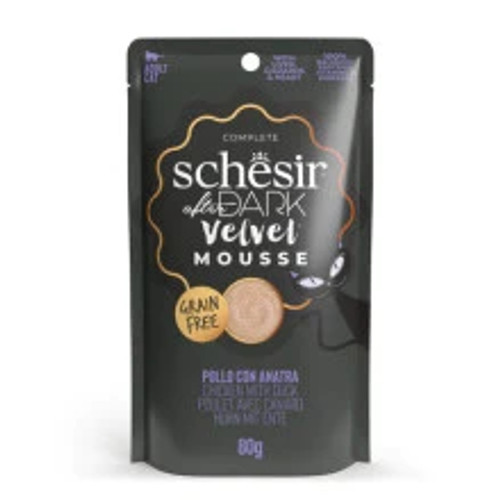 Schesir Complete Velvet Mousse  Chicken and Duck
From the After Dark range by Schesir