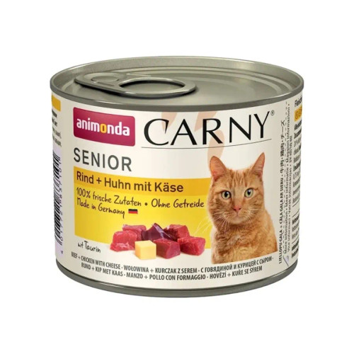 Animonda Carny Senior
Ideal for cats over 7 years of age.