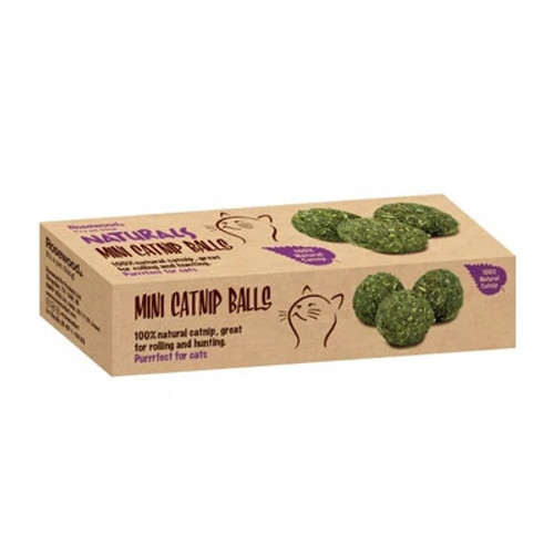 Pure natural mini balls of catnip
Great for rolling and playing with.  Pure natural mini balls of catnip
Great for rolling and playing with.