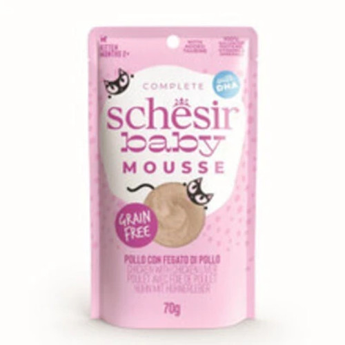 Schesir Baby  Complete food for kittens
With added DHA for correct brain development