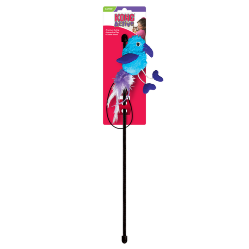 Treat your cat to the KONG Feather Cat Teaser! Designed for interactive play, it encourages exercise and mental stimulation with every pounce and leap.