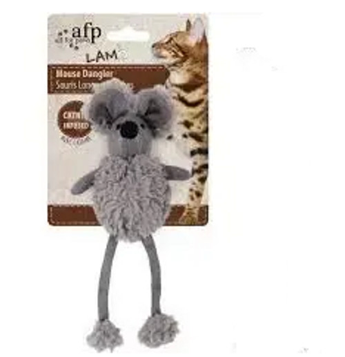 Cute catnip mouse with dangly legs
Infused with catnip