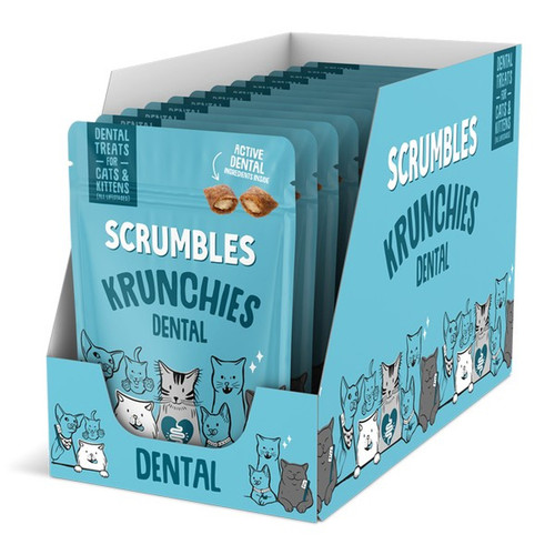 Scrumbles Dental treats for cats
Moreish pillow treats for cats everywhere Scrumbles Dental treats for cats
Moreish pillow treats for cats everywhere