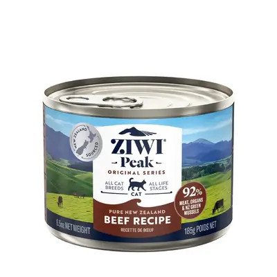 Discover ZIWI Peak Wet Daily Cat Cuisine Tins in Beef, crafted for cats with sensitivities. Enjoy high-quality, nutritious meals that promote healthy skin, digestion, and mobility.