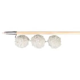 Looking for a great cat play dangler toy? This set has 3 plush balls to spark your cat's instincts. Buy yours now and watch them leap and play.