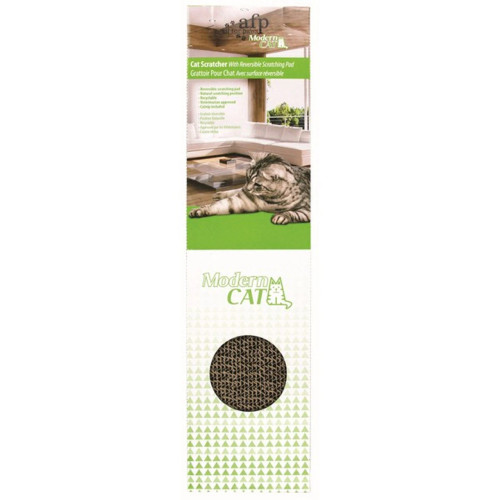 AFP small cardboard  cat scratcher pad for cats everywhere.
Features reversible board for extended life AFP small cardboard  cat scratcher pad for cats everywhere.
Features reversible board for extended life