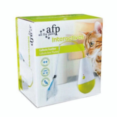 A great interactive cat toy to keep your cat busy.
Features a remote control so it can be operated from a distance