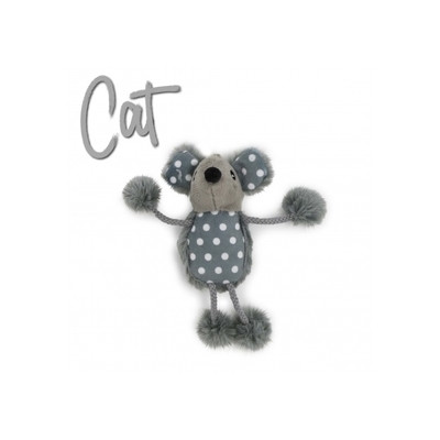Keep your cat active with the Ancol Big Polka Catnip Mouse. Its soft, durable design and dangling limbs inspire chasing, pouncing and lively play every day.