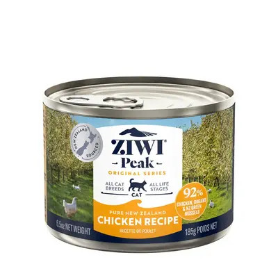 Buy ZIWI Peak Wet Daily Cat Cuisine Tins Chicken 185g — 92% meat, BPA-free cans & limited ingredients for sensitive cats. Shop now!