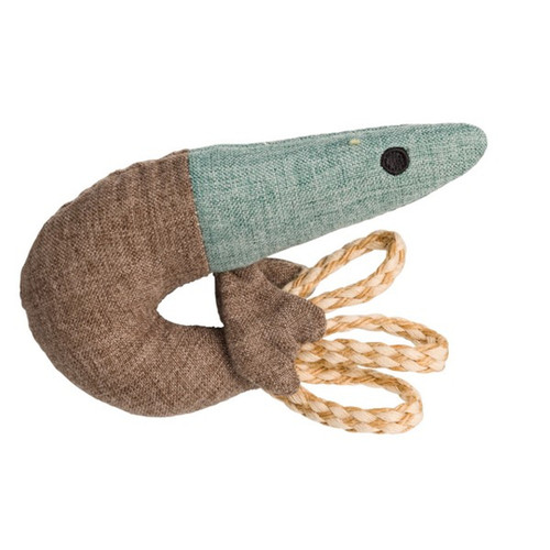 Prawn eco cat toy
Infused with catnip, made from recycled plastics
