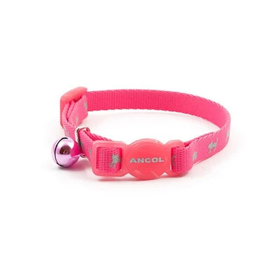 Hi vis pink kitten collar
Ensures your kitten stays safe