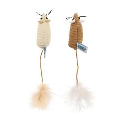 Spoil your pet with the CoolPet Marti Catnip Mouse. This twin pack features soft bodies and long tails. It keeps cats happy and busy. Buy the set at Elliot's.