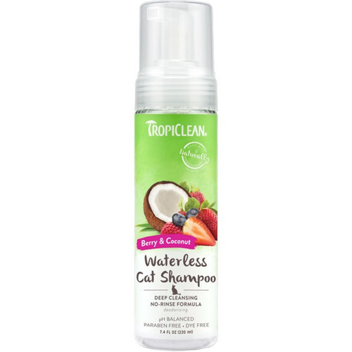 Tropiclean Waterless Shampoo
Ideal for cats everywhere