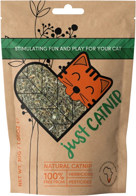Shop Just Catnip Premium South African Catnip 30g, a simple way to bring catnip into your cat’s play routine.