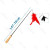 Extendable cat tickler. Wooden handle, rod extends to a maximum 76cm
Hours of fun for every cat or kitten