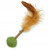 A fab little cat toy. Made of pressed catnip with a matabi stick and feather. A great toss and catch toy for all cats and kittens