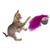 Bell with feather cat toy.
An ideal batting toy.
Hours of fun for cats and kittens alike