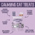 Treat your cat to Scrumbles Krunchies! These calming pillow treats, infused with valerian, help your furry friend relax during stressful moments.
