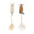 Coolpet Marti catnip mouse toy twin pack with long feather tails keeps cats active, alert and happy. Add fun to playtime and encourage natural hunting games.