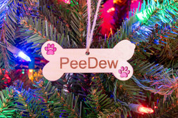 Personalized Dog Bone Christmas Ornament Personalized Dog Bone Christmas Ornament