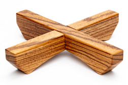 African Zebrawood X Trivet African Zebrawood X Trivet