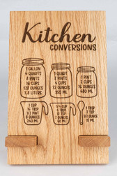 American Red Oak tablet Holder and Kitchen Measurement Conversions American Red Oak tablet Holder and Kitchen Measurement Conversions