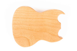 SG-Style guitar shaped bottle opener made from American Cherry. SG-Style guitar shaped bottle opener made from American Cherry.